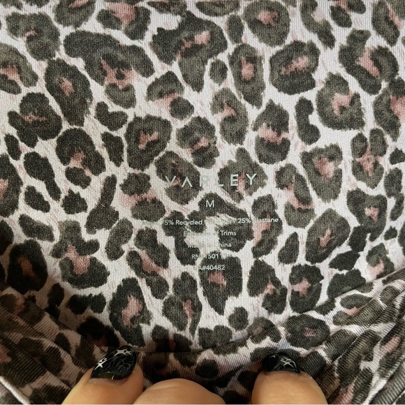 Varley Let’s Move High Waist Brushed Leopard Print Leggings Medium - Picture 6 of 6